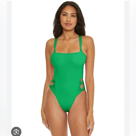 BECCA BAJA MAR 1PC Green size‎ Large NWT - Picture 1 of 6